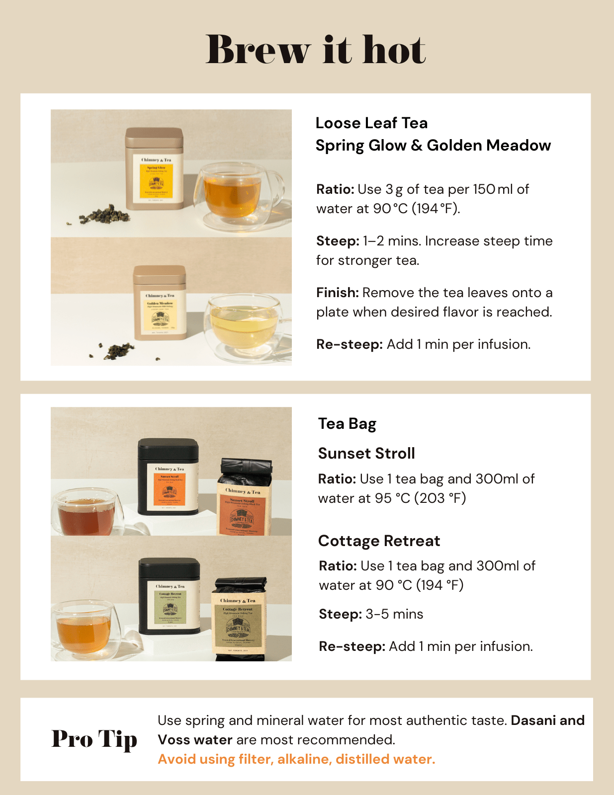 Oolong Tea Trio