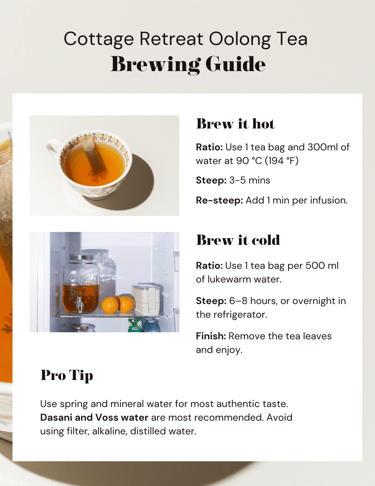 Cottage Retreat High Mountain Oolong Tea